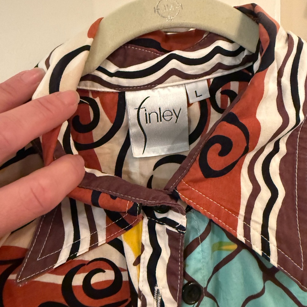 Finley Multicolor Patterned Shirt - image 1